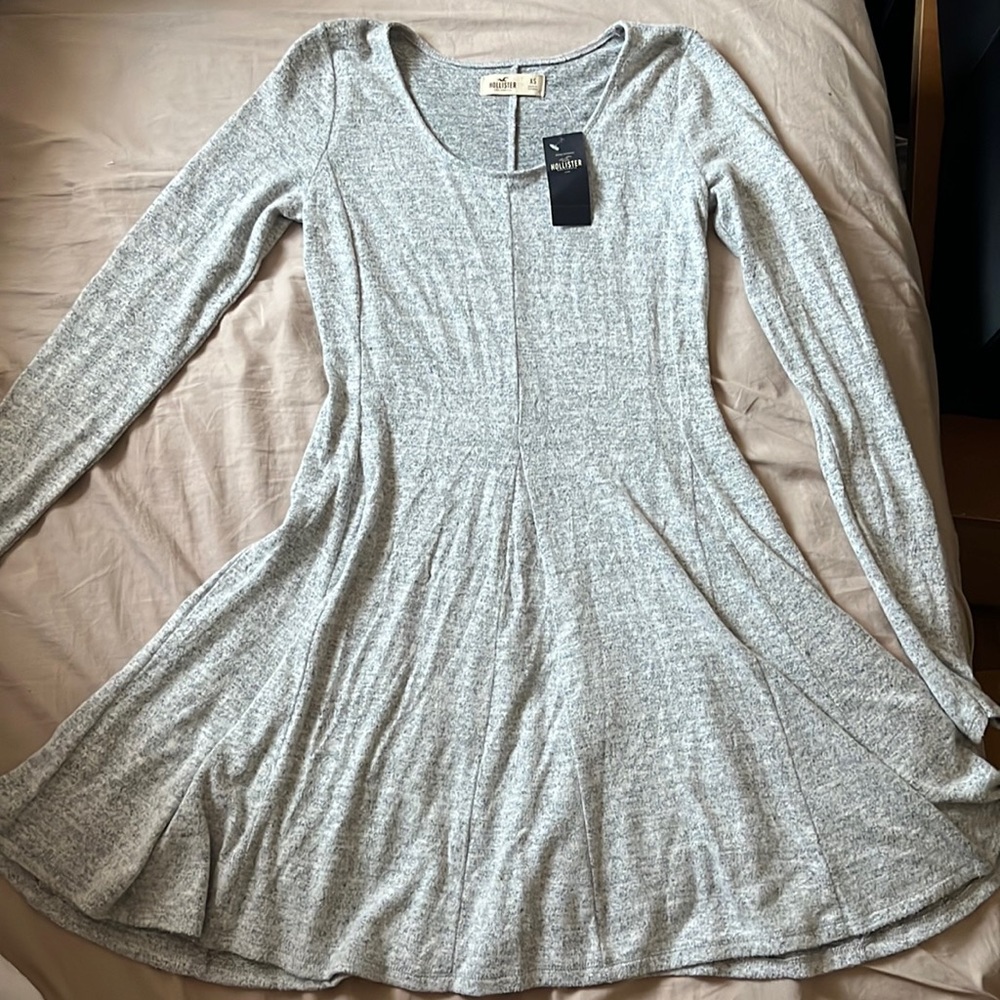 Hollister Grey Fall Dress